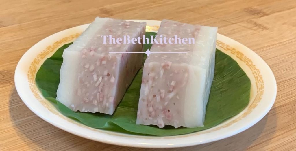 Bánh Khoai Môn Hấp Nước Cốt Dừa_Steam Taro and Coconut Cake