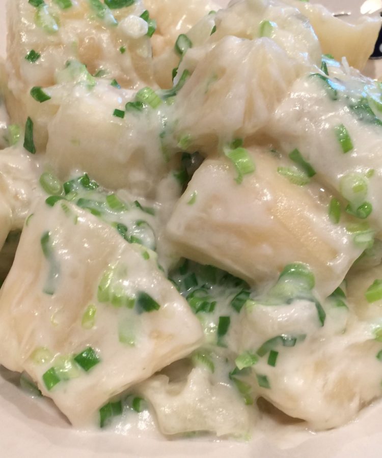 Khoai Mì Nước Dừa - Cassava with Coconut Cream Sauce