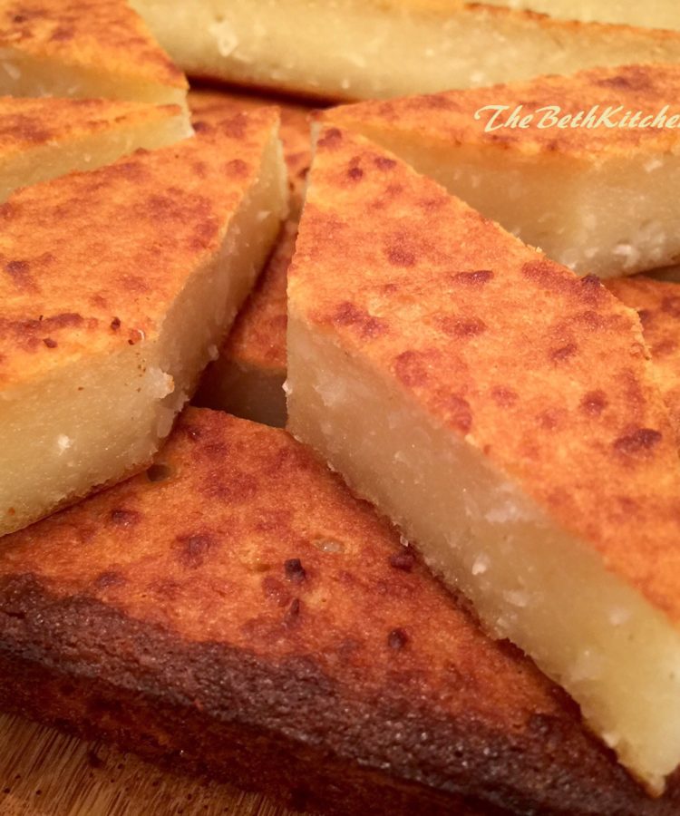 Bánh Khoai Mì và Dừa Nướng - Baked Cassava and Coconut Cake