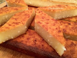 Bánh Khoai Mì và Dừa Nướng - Baked Cassava and Coconut Cake