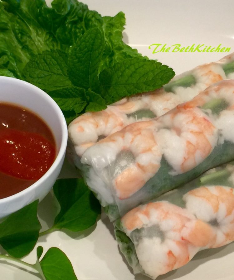 Gỏi Cuốn - Vietnamese Fresh Spring Rolls