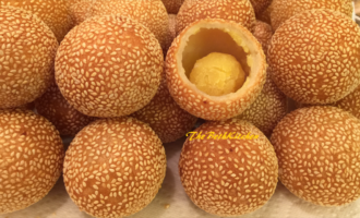 Sesame Balls Recipe - Bánh Cam - Bánh Rán