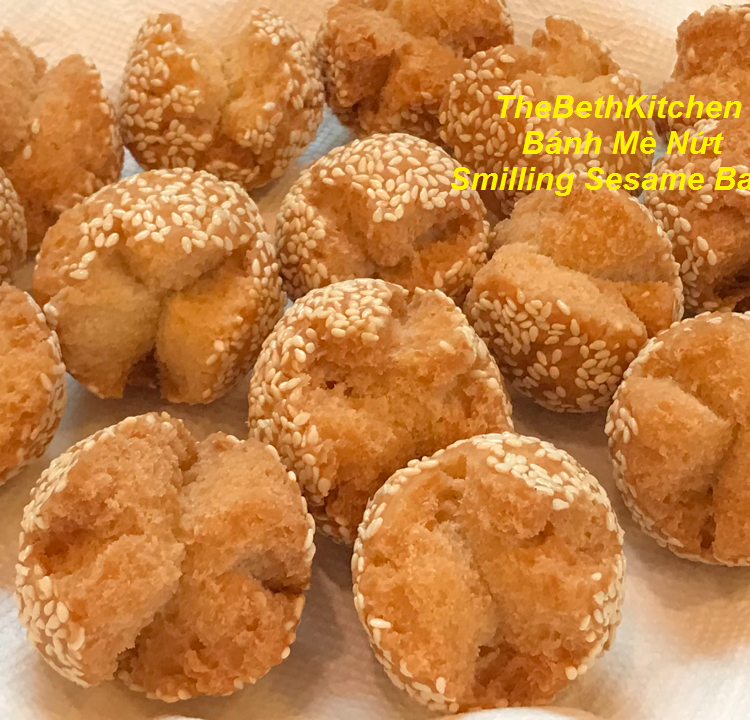 Crispy Smiling Sesame Balls