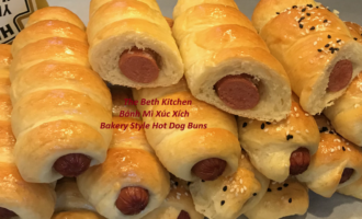 Super Soft Bakery Style Hot Dog Buns _ Banh Mi Hot Dog