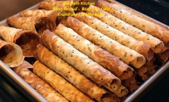 Crispy Waffle Rolls _ KrumKake Recipe very crispy and delicious